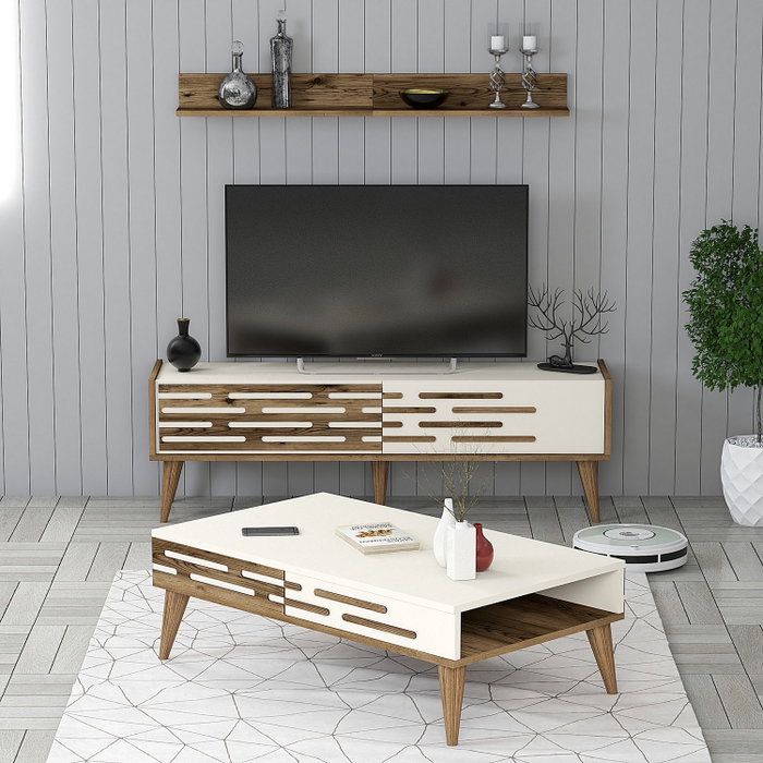 Hanah Home Valensiya 140 Nogal y Crema Hanah Home Valensiya 140 Nogal y Crema